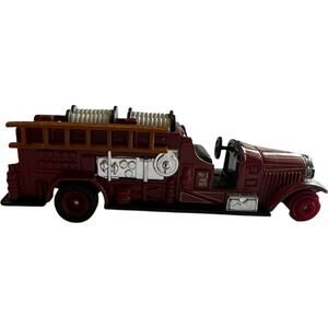Vintage Diecast Fire Truck Model - No. 1 Fire Dept - High Speed Toy